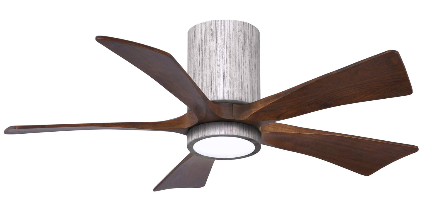 IR5HLK-BW-WA-42 Atlas Irene 42" Ceiling Fan in Barnwood Tone with Walnut Tone Blades