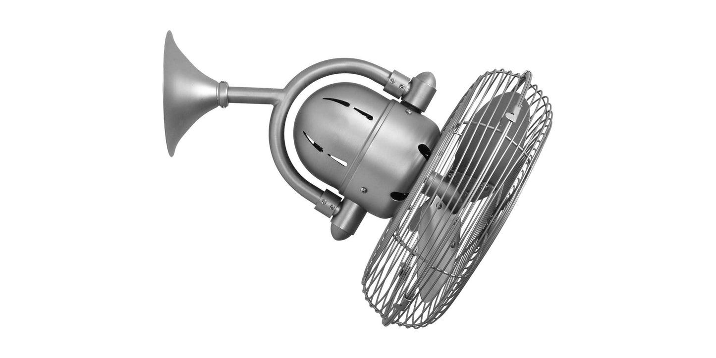 KC-BN Atlas Kaye 13" Ceiling Fan in Brushed Nickel with Brushed Nickel Blades