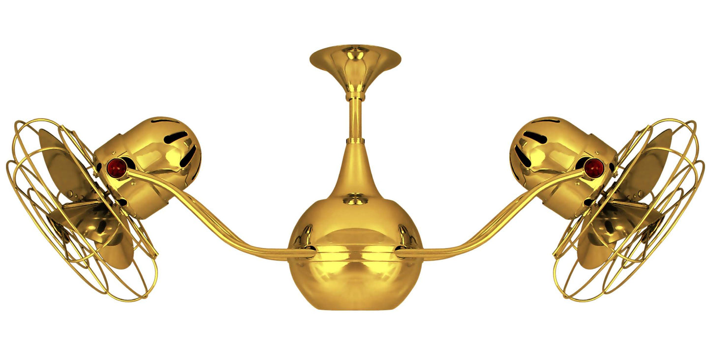 VB-GOLD-MTL Matthews Vent-Bettina 42" Ceiling Fan in Gold with Ouro Blades