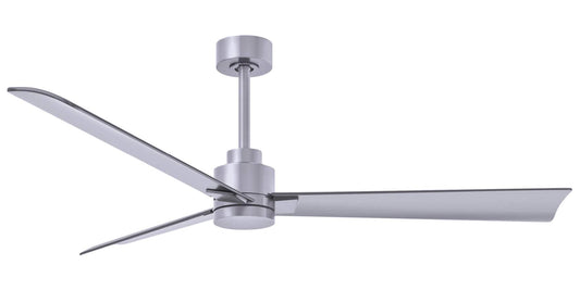 AK-BN-BN-56 - 56 Inch Alessandra in Brushed Nickel with Brushed Nickel (Silver) Blades