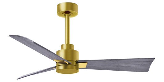 AK-BRBR-BW-42 - 42 Inch Alessandra in Brushed Brass with Barnwood Blades