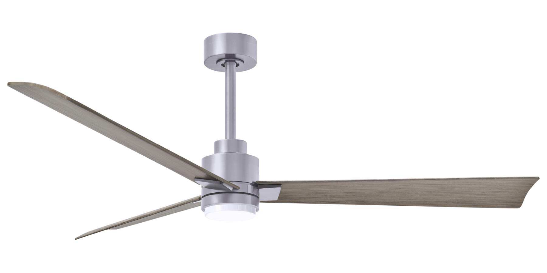 AKLK-BN-GA-56 - 56 Inch Alessandra-LK in Brushed Nickel with Gray Ash Blades