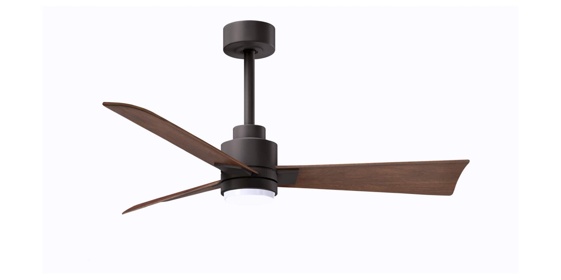 AKLK-TB-WN-42 - 42 Inch Alessandra-LK in Textured Bronze with Walnut Blades