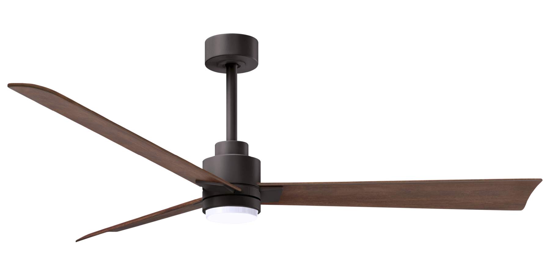 AKLK-TB-WN-56 - 56 Inch Alessandra-LK in Textured Bronze with Walnut Blades