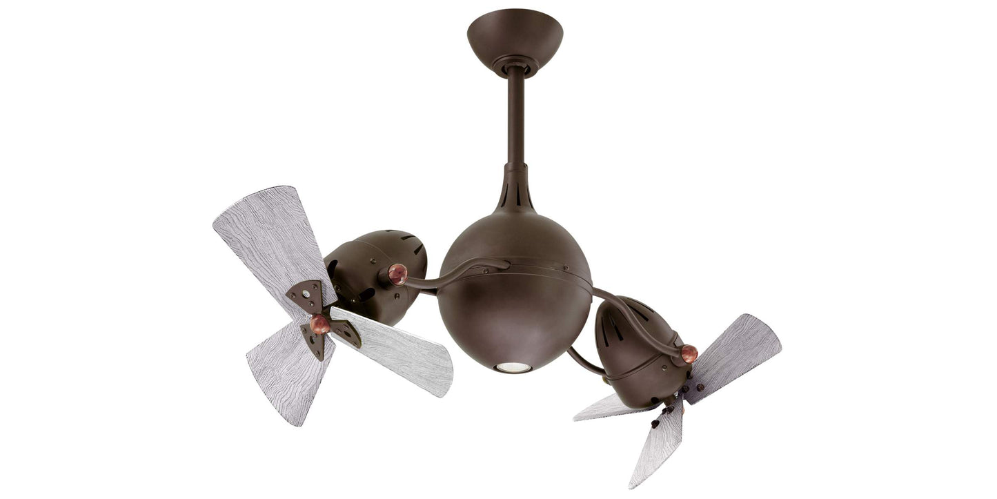 AQ-TB-WDBW Atlas Acqua 39" Ceiling Fan in Textured Bronze with Barnwood Tone Blades