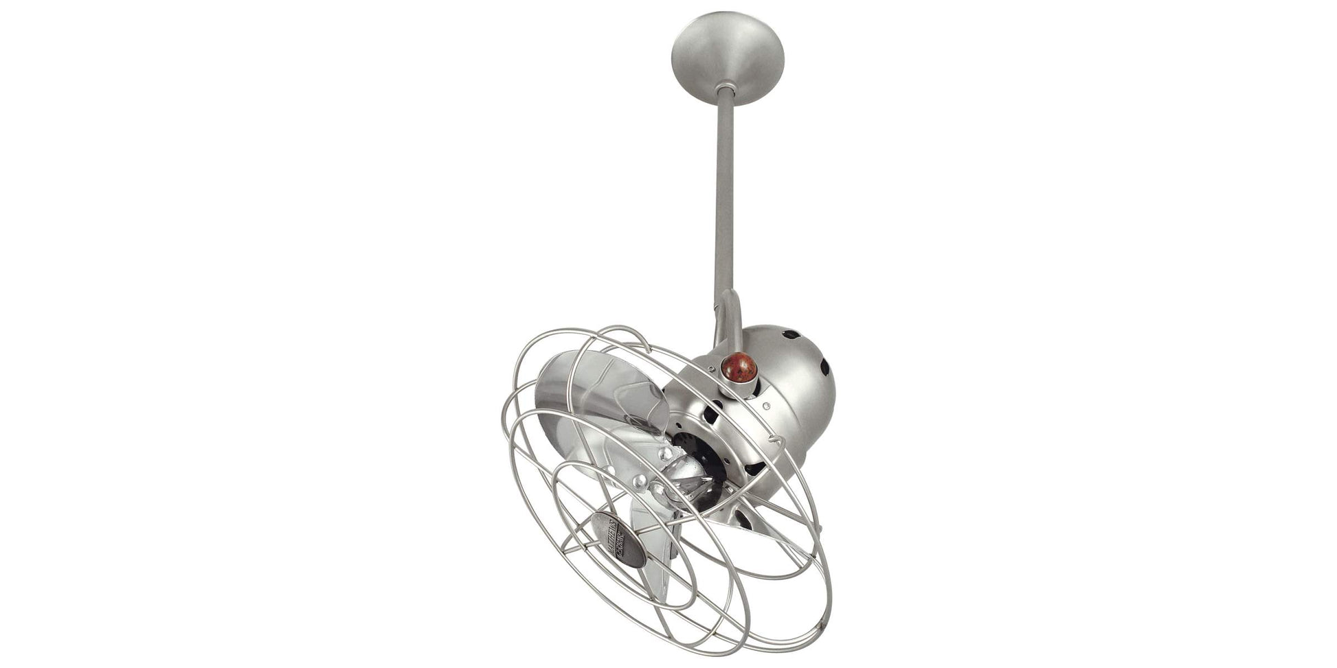 BD-BN-MTL Matthews Bianca Direcional 13" Ceiling Fan in Brushed Nickel with Brushed Nickel Blades