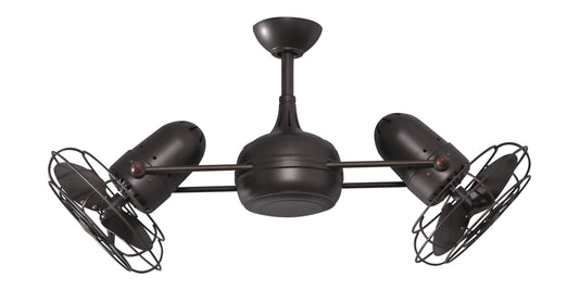 DG-TB-MTL Atlas Dagny 40" Ceiling Fan in Textured Bronze with Textured Bronze Blades