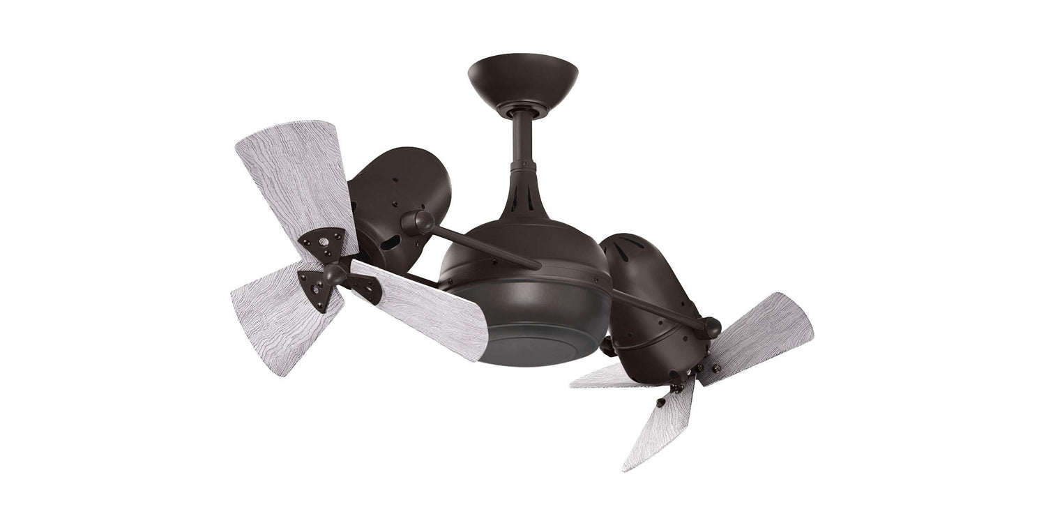 DG-TB-WDBW Atlas Dagny 38" Ceiling Fan in Textured Bronze with Barnwood Tone Blades