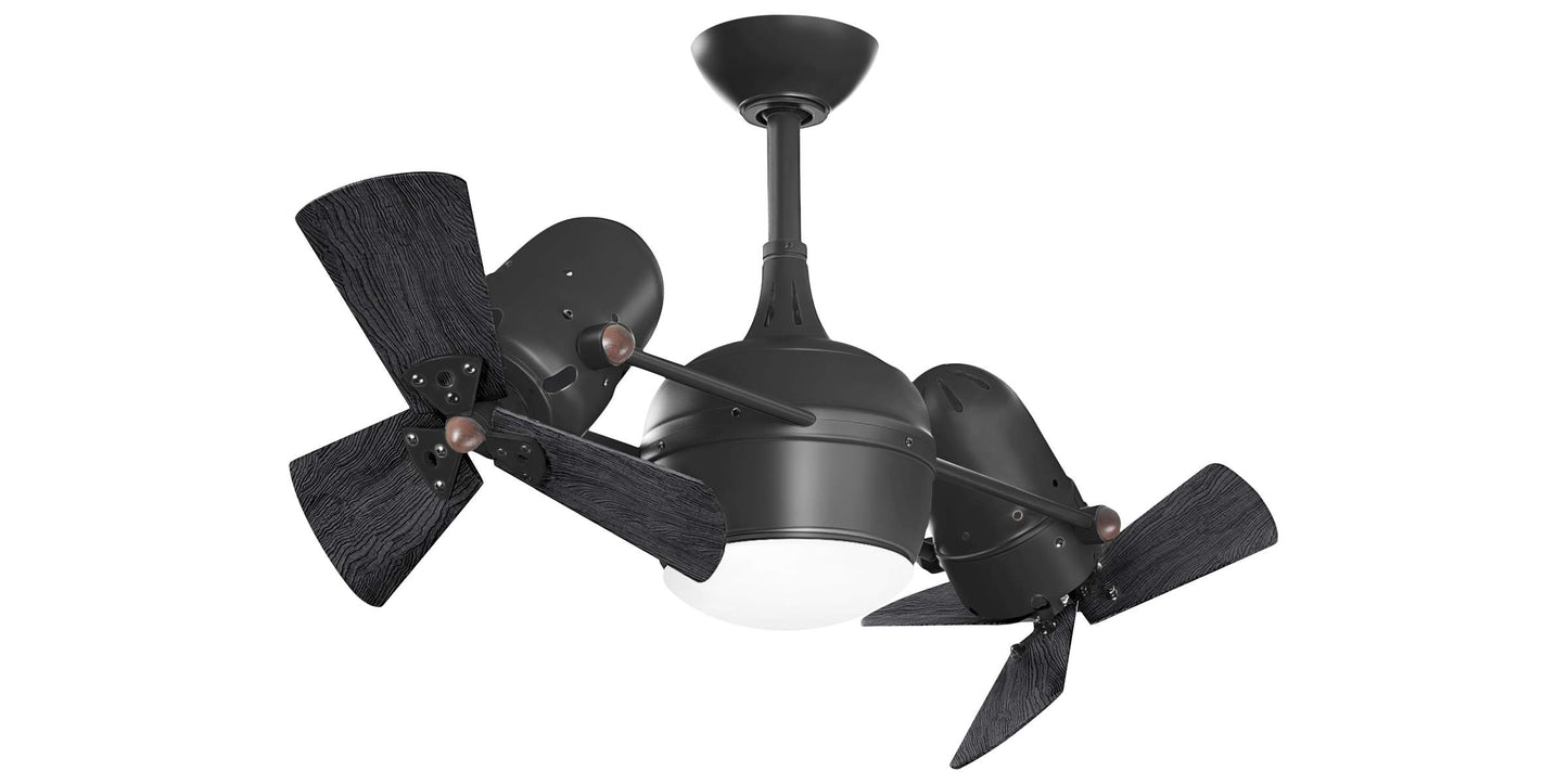 DGLK-BK-WDBK Atlas Dagny 38" Ceiling Fan in Matte Black with Matte Black Blades