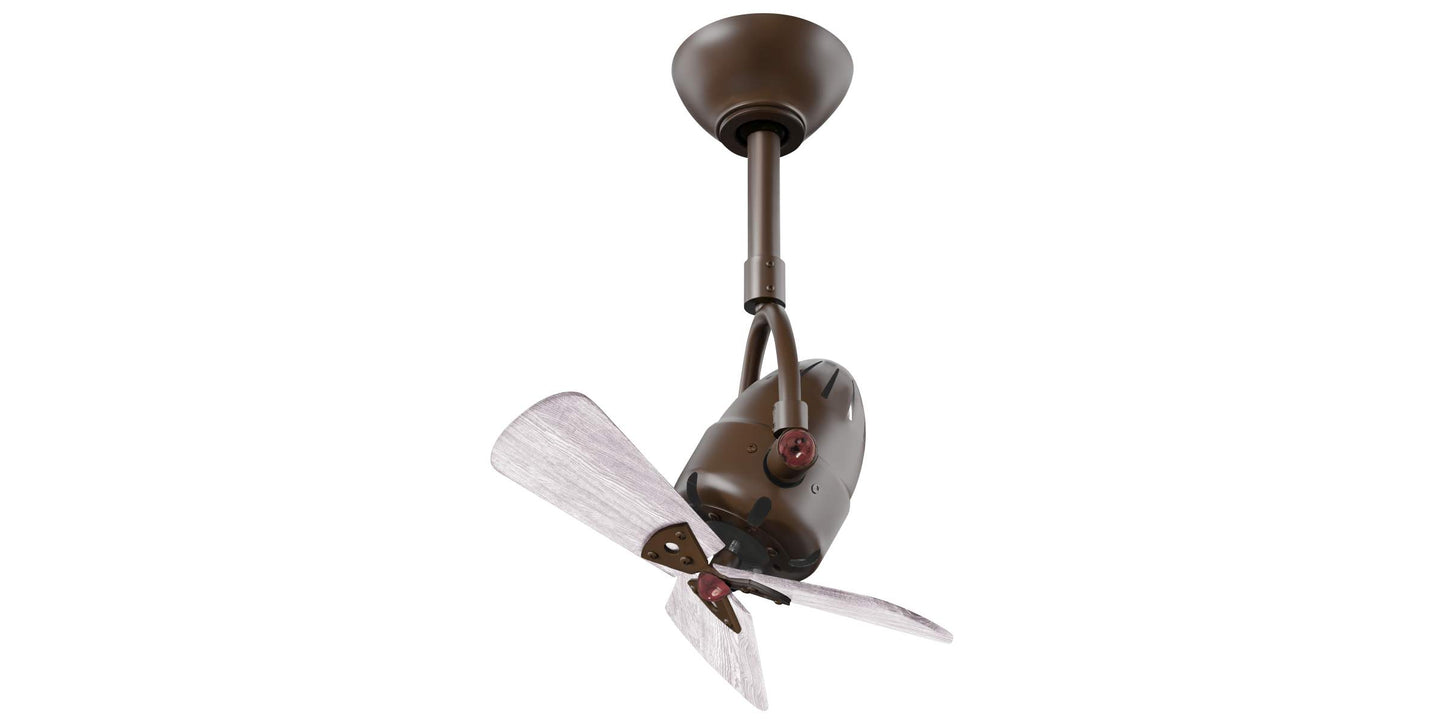 DI-TB-WDBW Atlas Diane 16" Ceiling Fan in Textured Bronze with Barnwood Tone  Blades