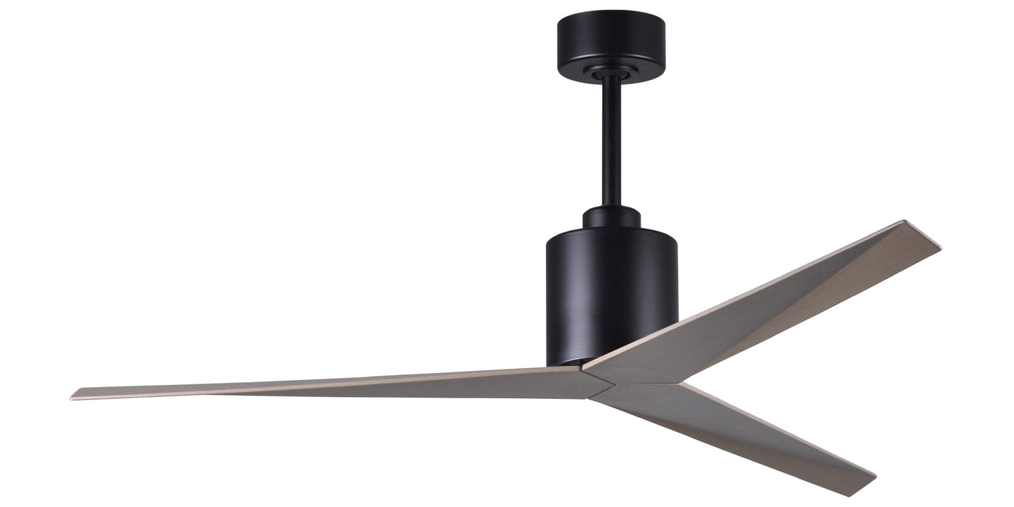 EK-BK-GA Atlas Eliza 56" Ceiling Fan in Matte Black with Gray Ash Blades