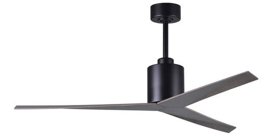 EK-BK-OO Atlas Eliza 56" Ceiling Fan in Matte Black with Old Oak Tone Blades