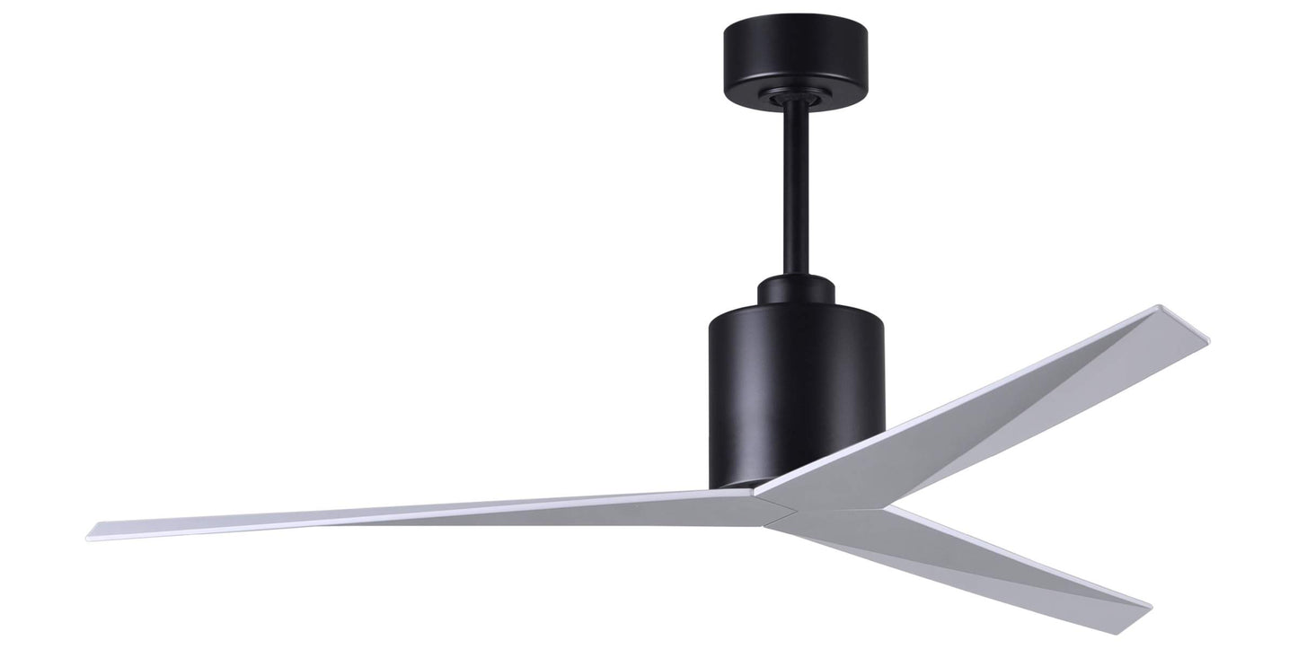 EK-BK-WH Atlas Eliza 56" Ceiling Fan in Matte Black with Gloss White Blades