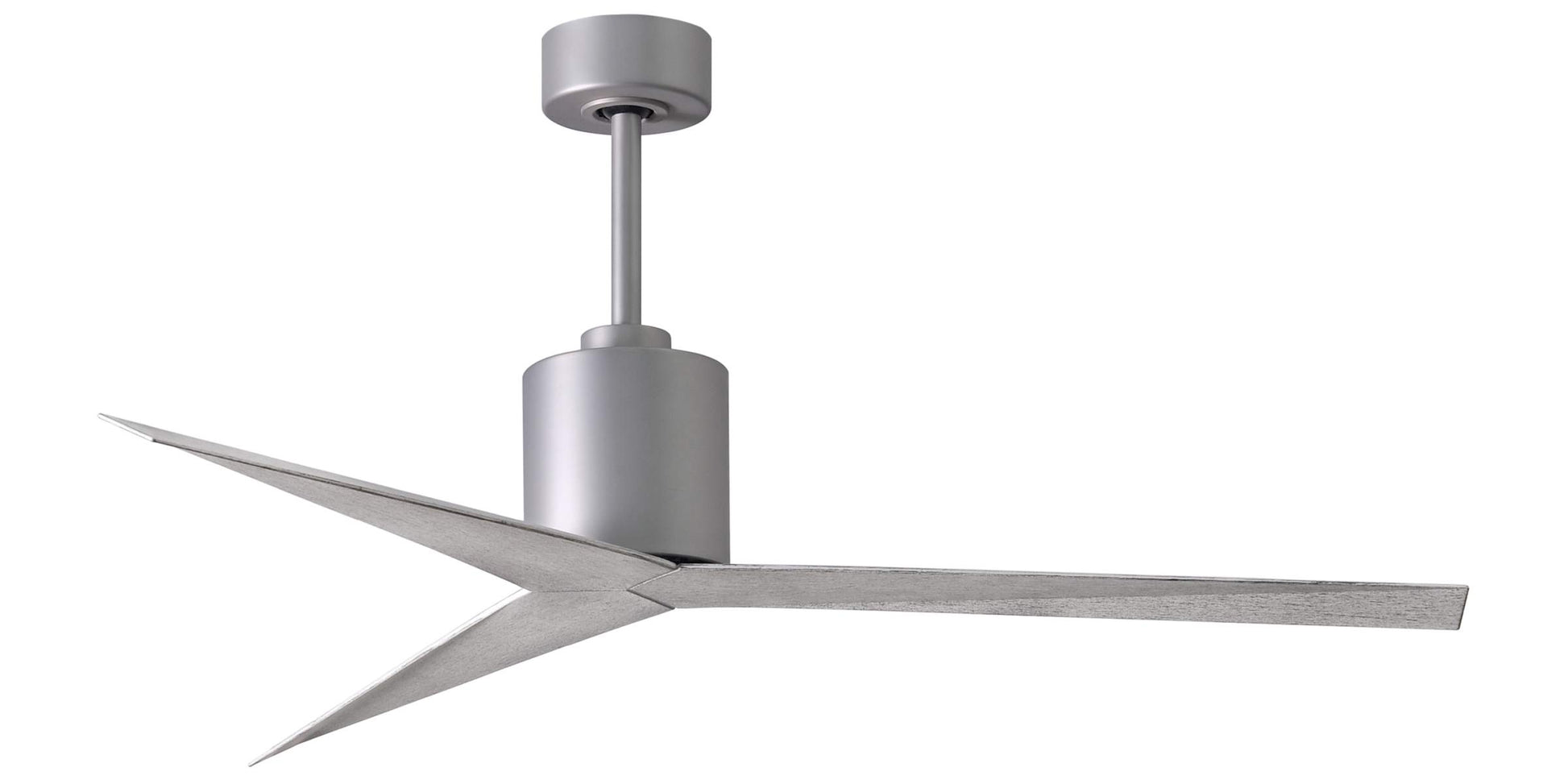 EK-BN-BW Atlas Eliza 56" Ceiling Fan in Brushed Nickel with Barn Wood Tone Blades