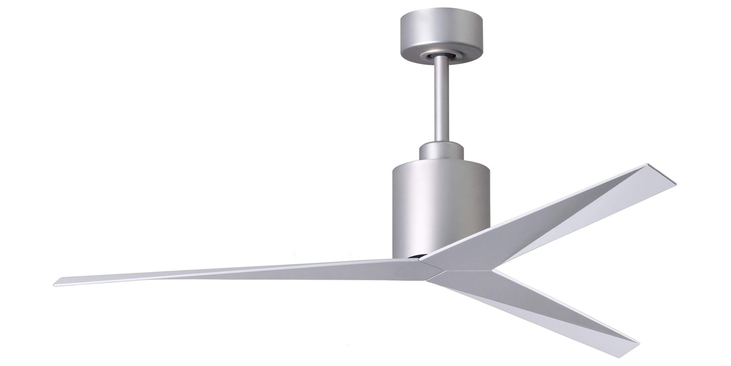 EK-BN-WH Atlas Eliza 56" Ceiling Fan in Brushed Nickel with Gloss White Blades