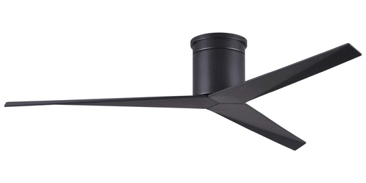 EKH-BK-BK Atlas Eliza 56" Ceiling Fan in Matte Black with Matte Black Blades