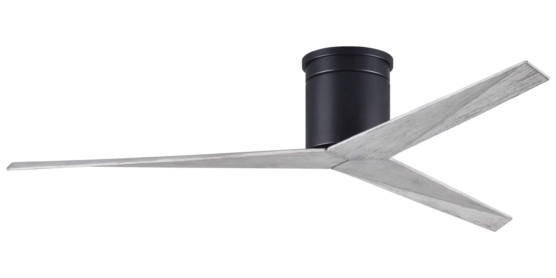 EKH-BK-BW Atlas Eliza 56" Ceiling Fan in Matte Black with Barn Wood Blades