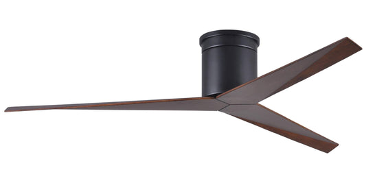 EKH-BK-WN Atlas Eliza 56" Ceiling Fan in Matte Black with Walnut Tone Blades