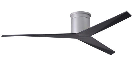 EKH-BN-BK Atlas Eliza 56" Ceiling Fan in Brushed Nickel with Matte Black Blades