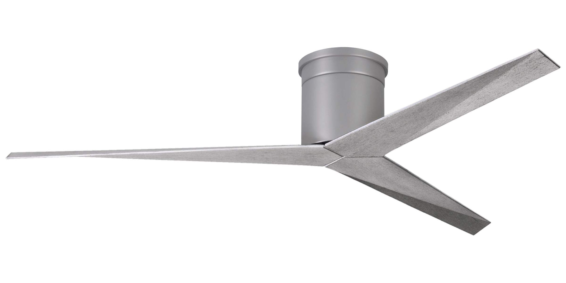 EKH-BN-BW Atlas Eliza 56" Ceiling Fan in Brushed Nickel with Barn Wood Tone Blades