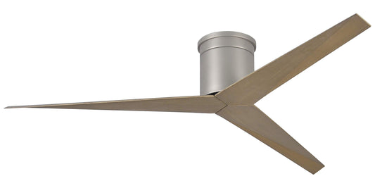 EKH-BN-GA Atlas Eliza 56" Ceiling Fan in Brushed Nickel with Gray Ash Tone Blades