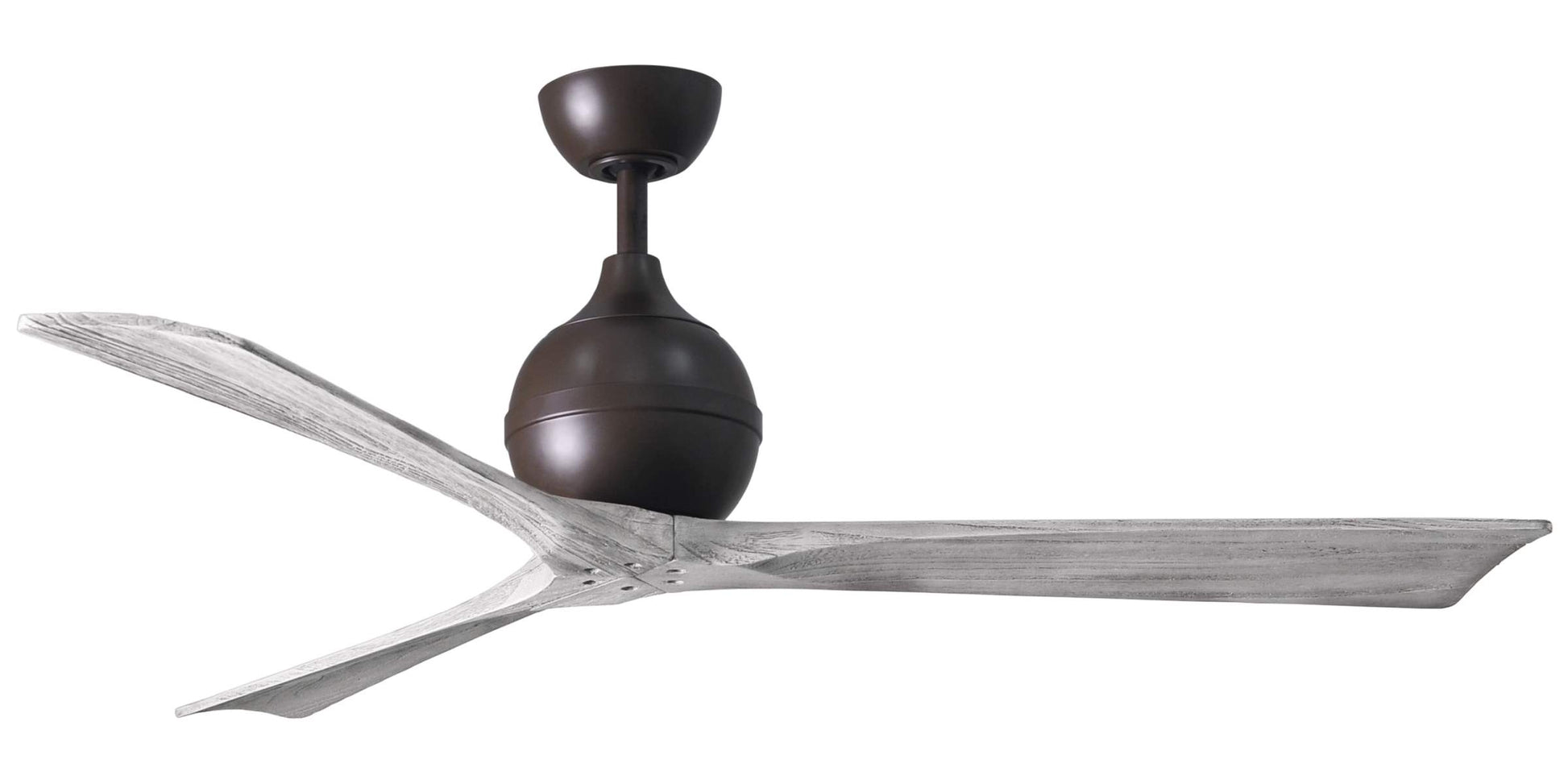 IR3-TB-BW-60 Atlas Irene 60" Ceiling Fan in Textured Bronze with Barnwood Tone Blades