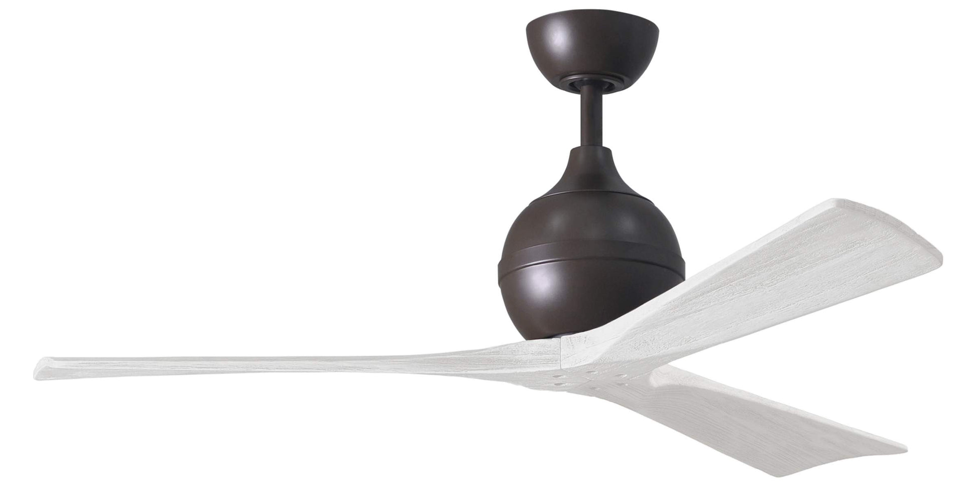 IR3-TB-MWH-52 Atlas Irene 52" Ceiling Fan in Textured Bronze with Matte White Blades