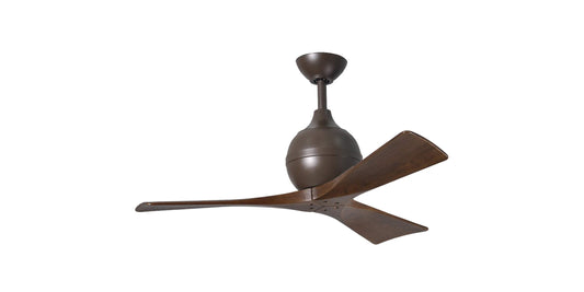 IR3-TB-WA-42 Atlas Irene 42" Ceiling Fan in Textured Bronze with Walnut Tone Blades