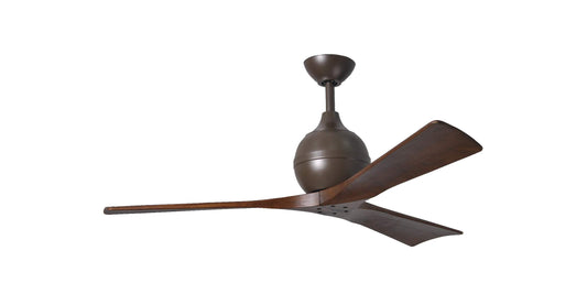 IR3-TB-WA-52 Atlas Irene 52" Ceiling Fan in Textured Bronze with Walnut Tone Blades