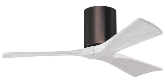 IR3H-BB-MWH-42 Atlas Irene 42" Ceiling Fan in Brushed Bronze with Matte White Blades