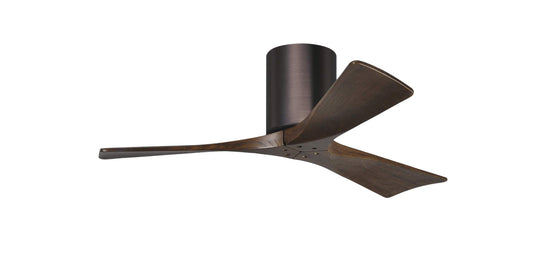 IR3H-BB-WA-42 Atlas Irene 42" Ceiling Fan in Brushed Bronze with Walnut Blades