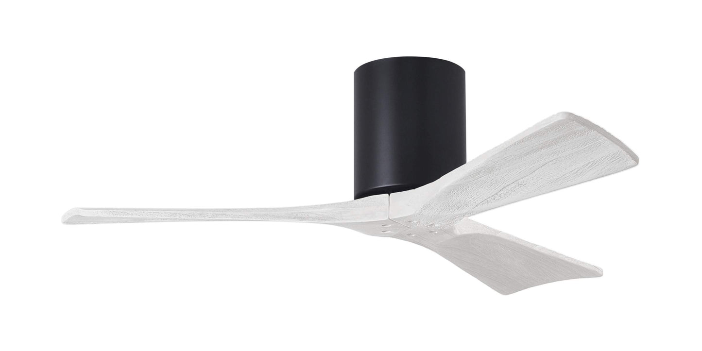 IR3H-BK-MWH-42 Atlas Irene 42" Ceiling Fan in Matte Black with Matte White Blades