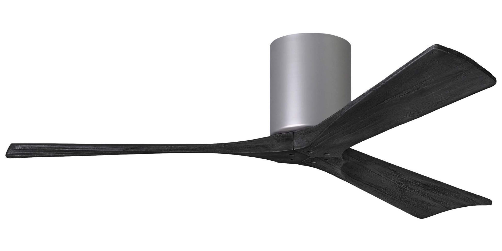 IR3H-BN-BK-52 Atlas Irene 52" Ceiling Fan in Brushed Nickel with Matte Black Blades