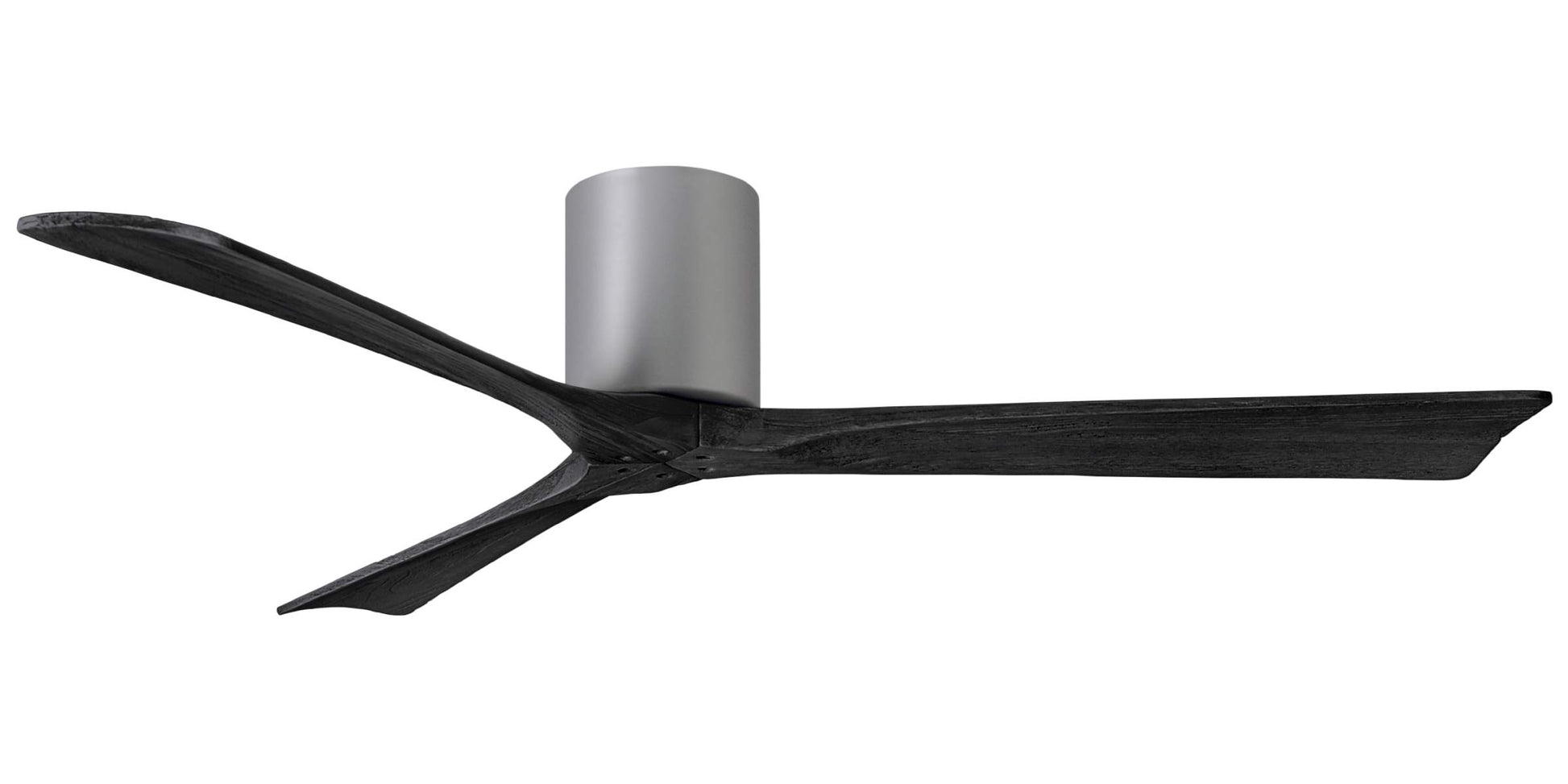 IR3H-BN-BK-60 Atlas Irene 60" Ceiling Fan in Brushed Nickel with Matte Black Blades