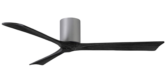 IR3H-BN-BK-60 Atlas Irene 60" Ceiling Fan in Brushed Nickel with Matte Black Blades