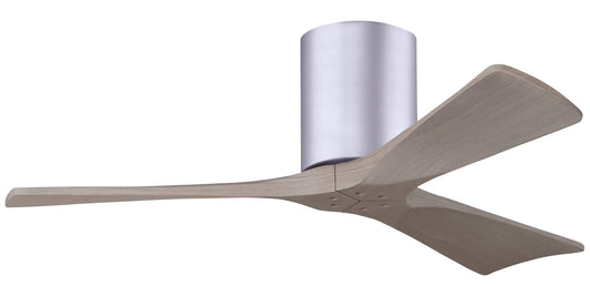 IR3H-BN-GA-42 Atlas Irene 42" Ceiling Fan in Brushed Nickel with Gray Ash  Blades