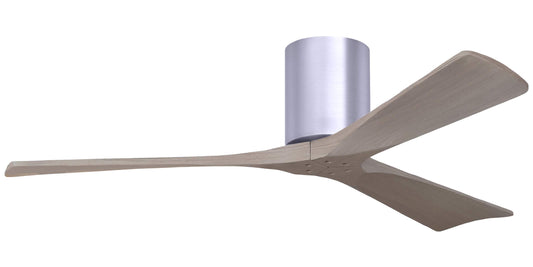 IR3H-BN-GA-52 Atlas Irene 52" Ceiling Fan in Brushed Nickel with Gray Ash  Blades