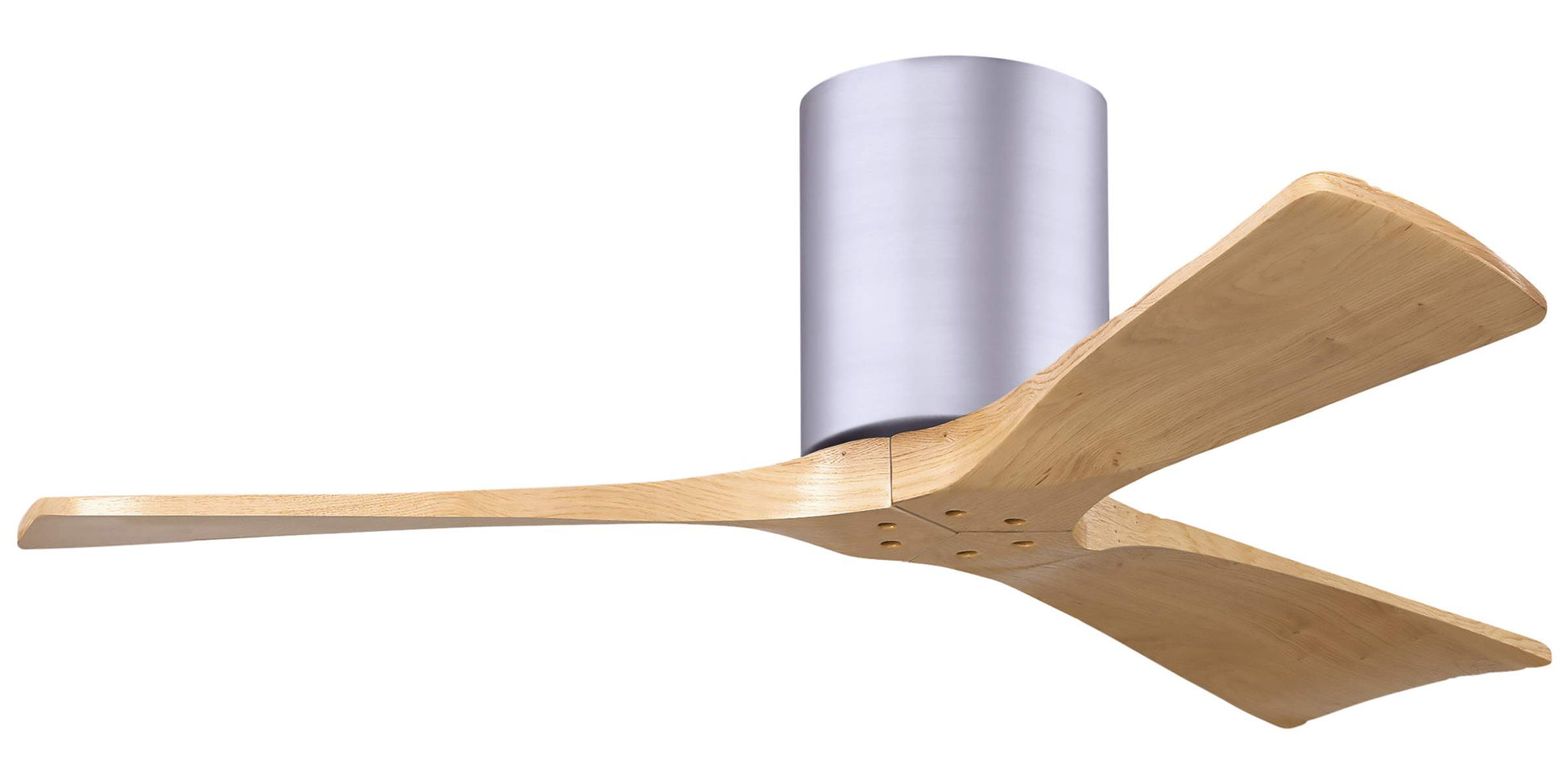 IR3H-BN-LM-42 Atlas Irene 42" Ceiling Fan in Brushed Nickel with Light Maple Blades