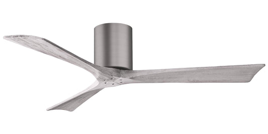 IR3H-BP-BW-52 Atlas Irene 52" Ceiling Fan in Brushed Pewter with Barnwood Tone Blades