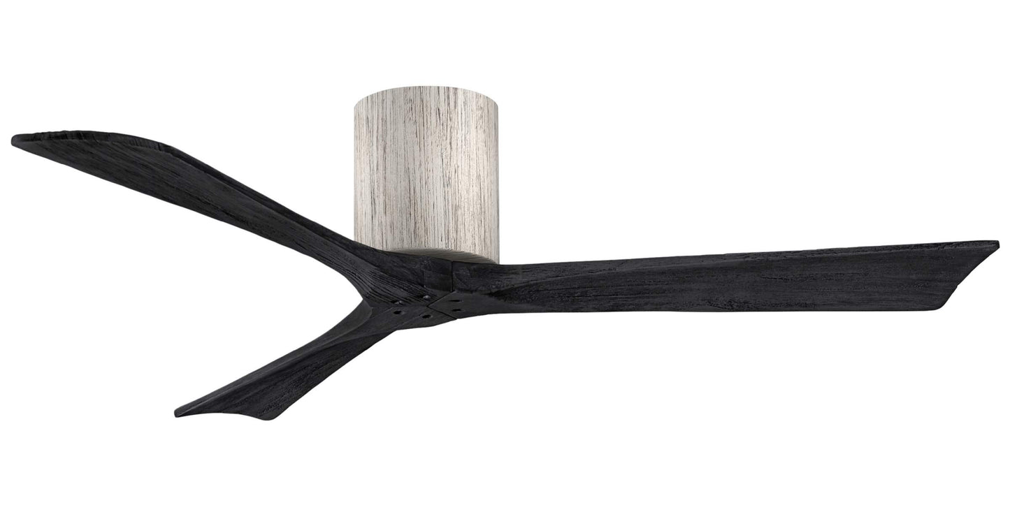 IR3H-BW-BK-52 Atlas Irene 52" Ceiling Fan in Barnwood with Matte Black Blades