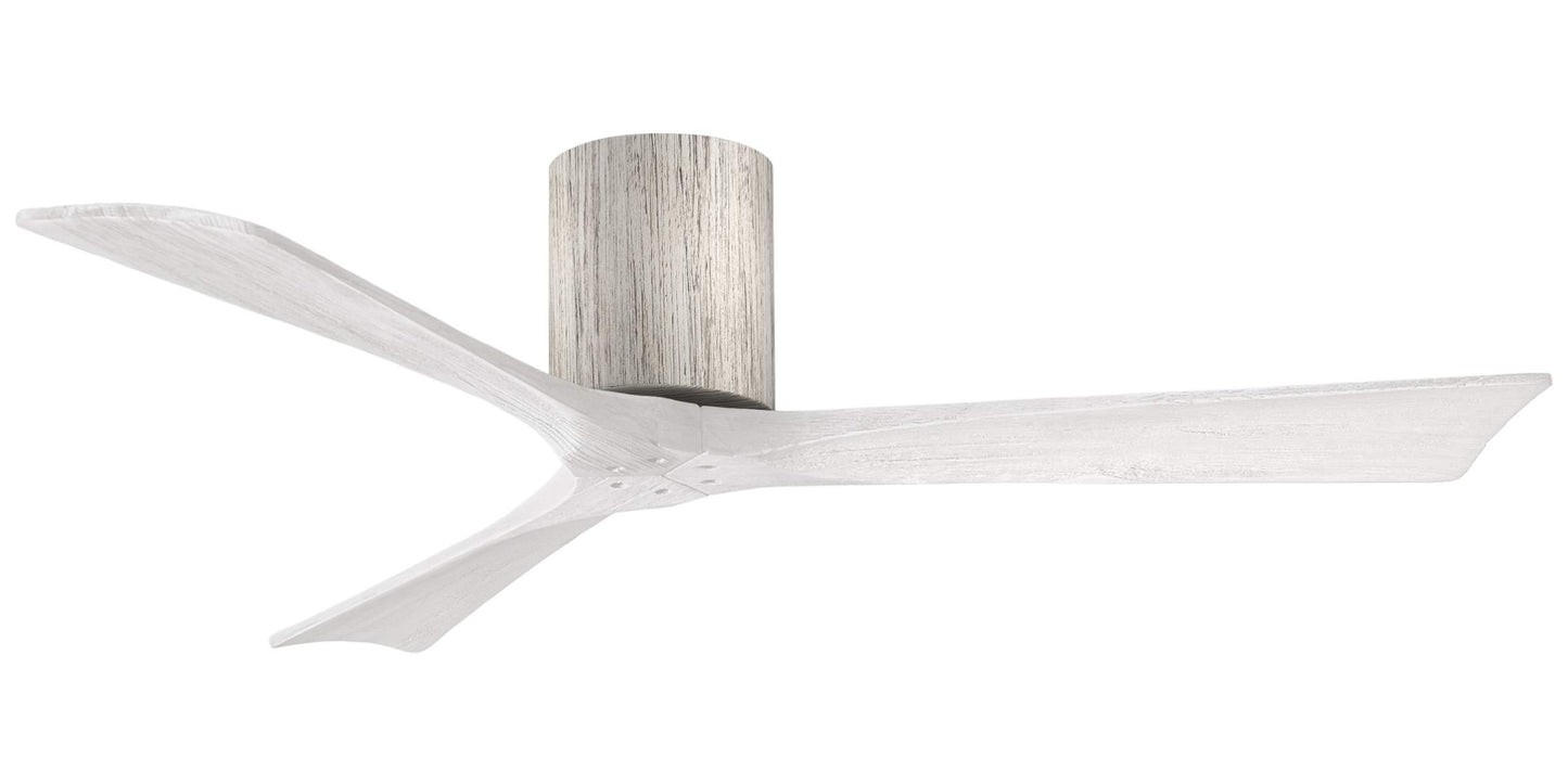 IR3H-BW-MWH-52 Atlas Irene 52" Ceiling Fan in Barnwood with Matte White Blades