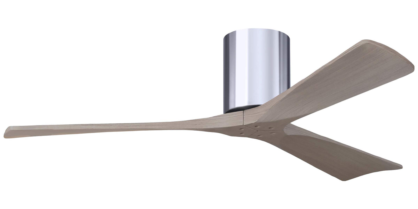 IR3H-CR-GA-52 Atlas Irene 52" Ceiling Fan in Polished Chrome with Gray Ash  Blades