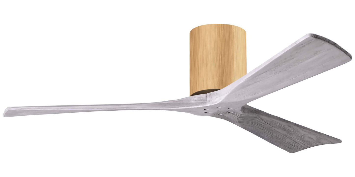 IR3H-LM-BW-52 Atlas Irene 52" Ceiling Fan in Light Maple with Barn Wood Blades