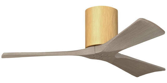 IR3H-LM-GA-42 Atlas Irene 42" Ceiling Fan in Light Maple with Gray Ash Blades