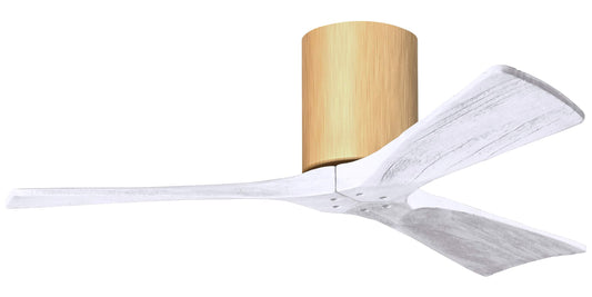 IR3H-LM-MWH-42 Atlas Irene 42" Ceiling Fan in Light Maple with Matte White Blades