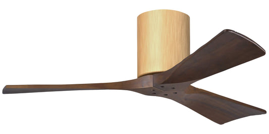 IR3H-LM-WA-42 Atlas Irene 42" Ceiling Fan in Light Maple with Walnut Tone Blades