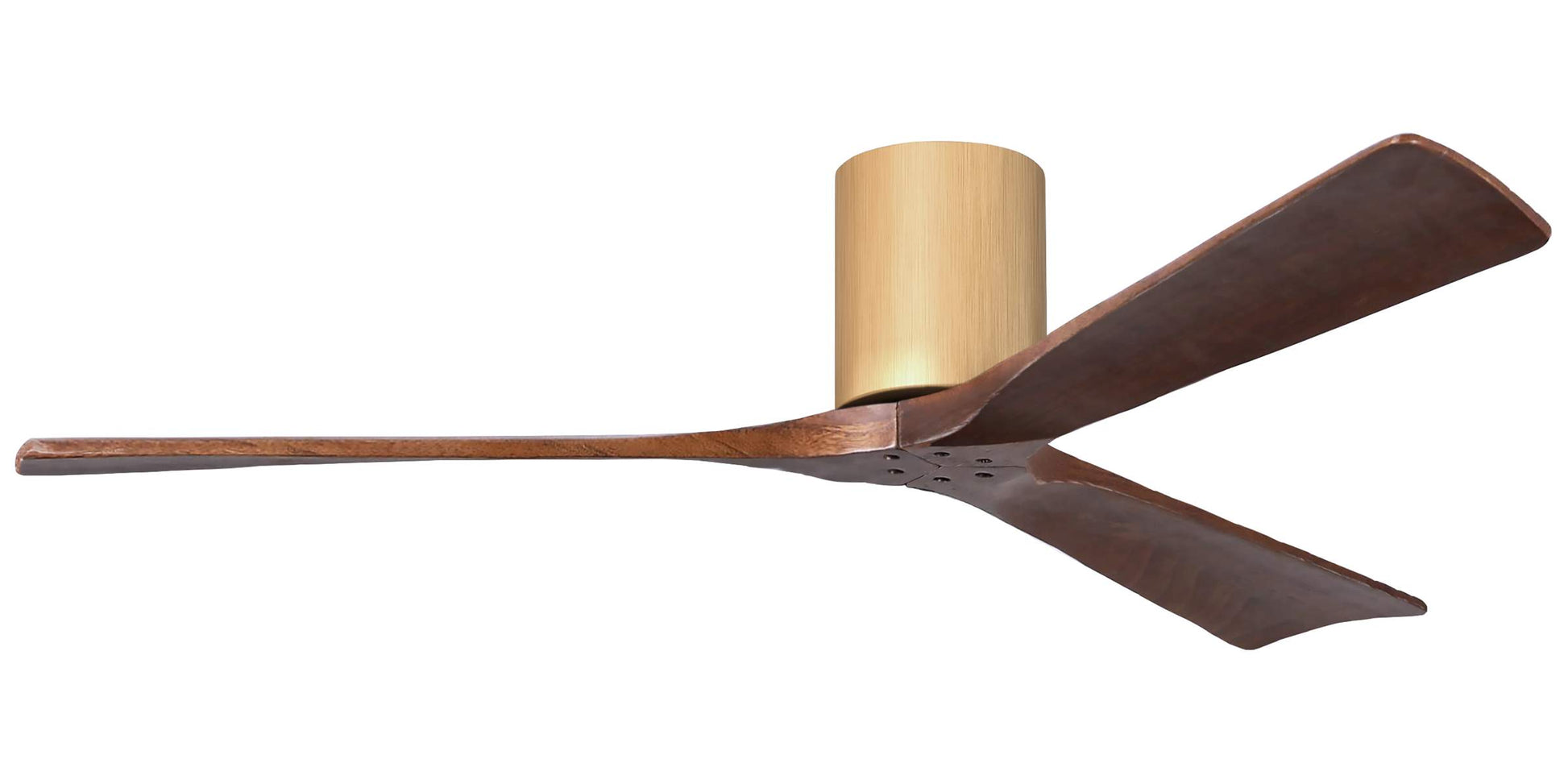 IR3H-LM-WA-60 Atlas Irene 60" Ceiling Fan in Light Maple with Walnut Tone Blades