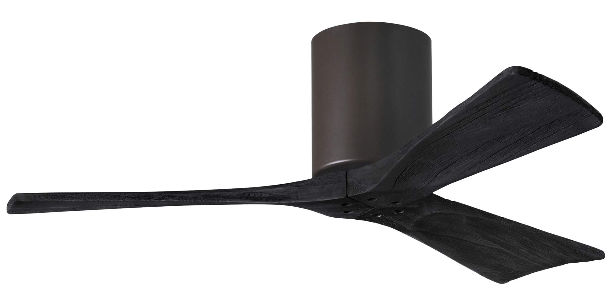 IR3H-TB-BK-42 Atlas Irene 42" Ceiling Fan in Textured Bronze with Matte Black Blades