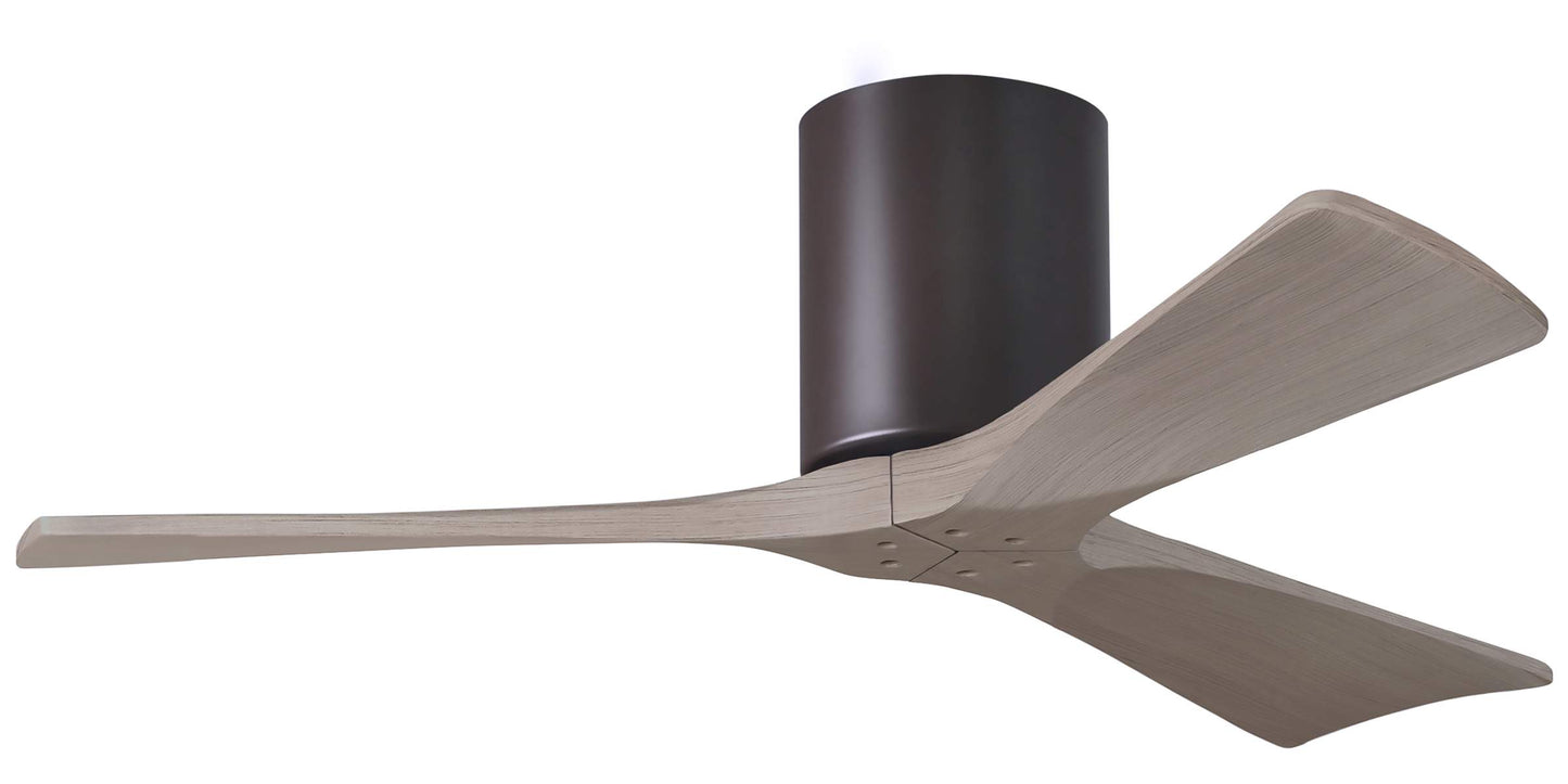 IR3H-TB-GA-42 Atlas Irene 42" Ceiling Fan in Textured Bronze with Gray Ash  Blades