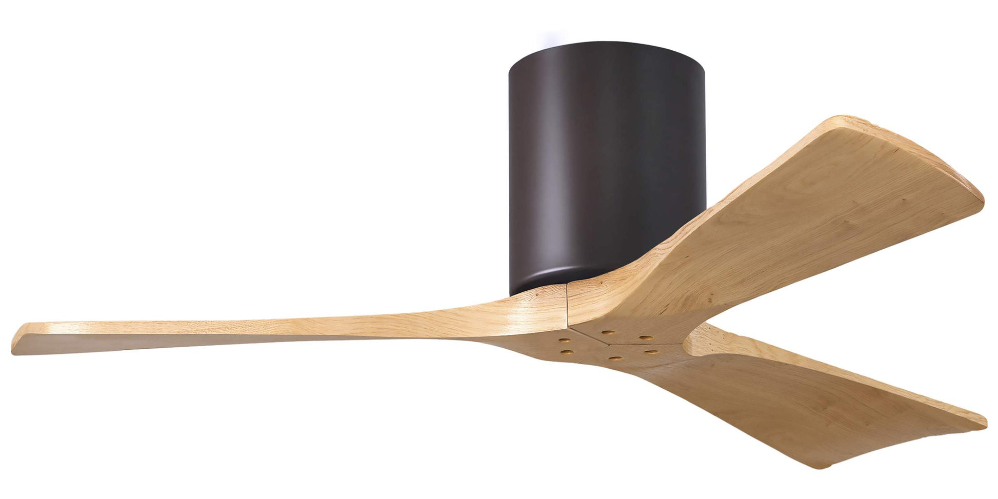 IR3H-TB-LM-42 Atlas Irene 42" Ceiling Fan in Textured Bronze with Light Maple Blades